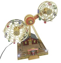 Mr Christmas Double Nottingham Ferris Wheel 30 Songs Lights Motion AS IS - £36.13 GBP