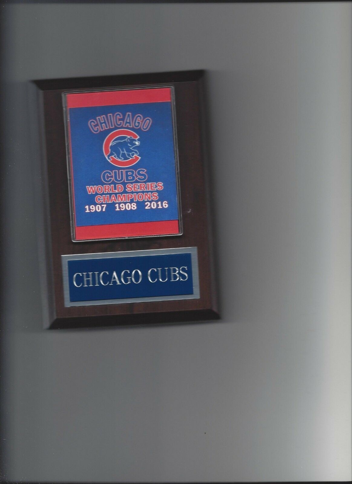 Primary image for CHICAGO CUBS WORLD SERIES PLAQUE BASEBALL CHAMPIONS CHAMPS MLB NEW