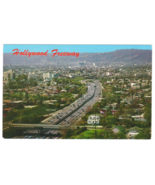 Vtg Postcard-Hollywood Freeway CA-Aerial View-Skyline-CA4 - £3.92 GBP