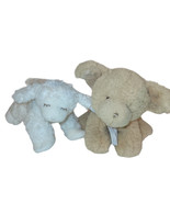 Baby Gund Plush Lot 2 White Lamb Winky Rattle Oh So Soft Puppy Dog Sewn ... - €9,99 EUR