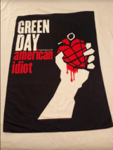 Pre-Loved Green Day American Idiot Fabric Poster 30 X 40 - $15.00