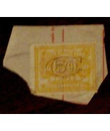 Nice Vintage Used State of New York 50 Cents Stock Transfer Tax Stamp, GDC - $3.95