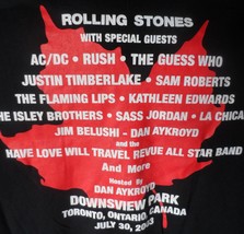 Toronto Molson Sars Concert AC DC RS Rush Flaming Lips XL 2003 T-Shirt C... - $34.77