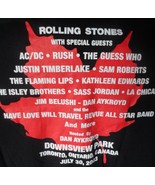 Toronto Molson Sars Concert AC DC RS Rush Flaming Lips XL 2003 T-Shirt Cotton  - $34.77