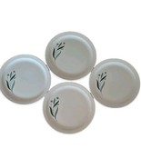 GREEN FIELD by Homer Laughlin ~ Four (4) Luncheon Plates ~ Restaurant Wa... - $70.13