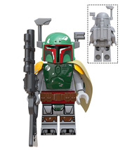 Star Wars Bounty Hunter slave 1 pilot Boba Fett Mandalorian Minifigures Toys - £3.04 GBP