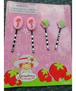 Strawberry Shortcake Kids Girls Hair Clip Bobby Pins 2007 Tcfc American ... - $20.51 CAD