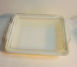 Pyrex VTG Yellow 503-B Baking Dish with Lid Sunshine Backstamp 1949-1959 image 2