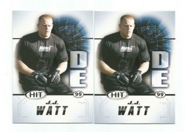 Two (2) J.J. Watt 2011 Sage Hit PRE-ROOKIE Cards #99 - £5.42 GBP