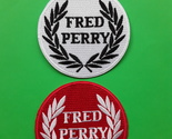 FRED  PERRY TENNIS WIMBLEDON CHAMPION SPORTS CLOTHING EMBROIDERED PATCHE... - $7.29