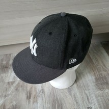 MLB New York Yankees New Era 59FIFTY Cap Hat Charcoal Gray Snap Back - £13.87 GBP