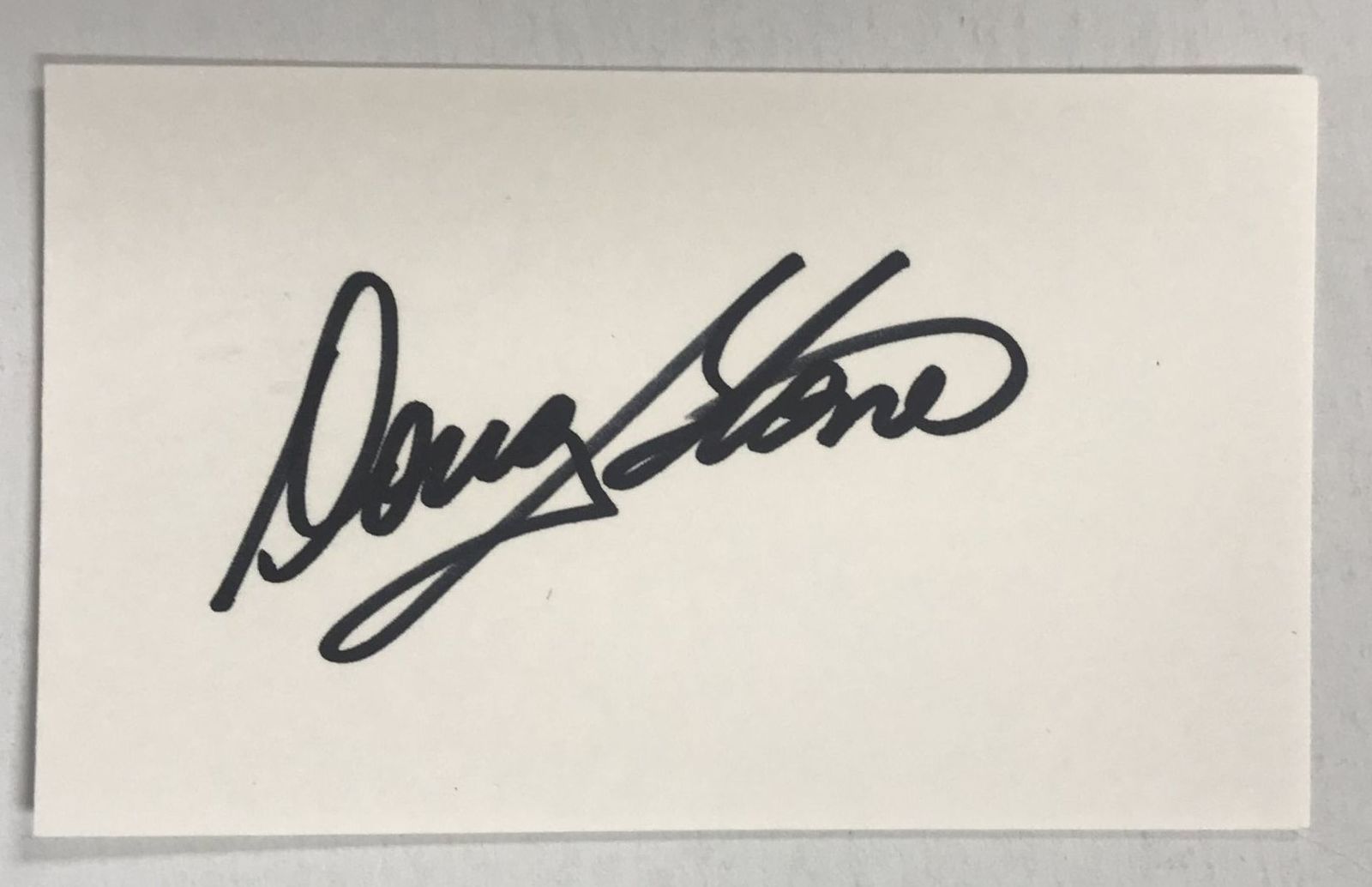 Doug Stone Signed Autographed Vintage 3x5 Index Card - $15.00
