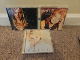 Lot of 3 Faith Hill CDs: Cry, It Matters To Me, Faith - £8.02 GBP