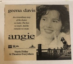 Angie TV guide Vintage Print Ad Geena Davis Tpa5 - $5.93