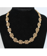 Vintage &quot;Precious Pretenders&quot; Necklace Choker by Avon (1971) Filigree Pa... - $39.99
