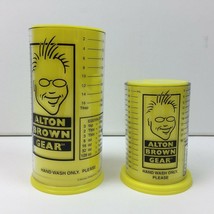 Vintage Alton Brown Gear Good Eats Yellow Measure-All Adjustable Measuring Cups - £91.91 GBP