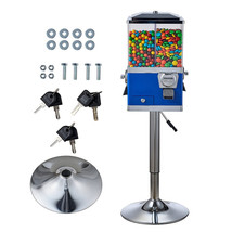 VEVOR Gumball Machine with Stand Vending Coin Bank Vintage Candy Dispenser Bule - $330.64