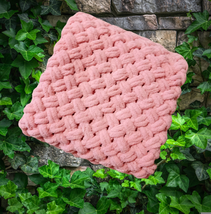 Fluffy Baby Blanket, Size 90/85cm, 35.43/33.46 inches, Color - powder pink, Hand - £35.97 GBP