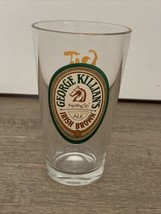 VTG GEORGE KILLIAN&#39;S Irish Brown Ale Pint Beer Glass Micro Brew Bend Oregon - £10.51 GBP