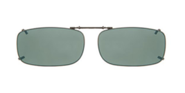 Solar Shield Unisex Gunmetal Polarized ClipOn Sunglasses For Metal Frames, Gray - £22.63 GBP