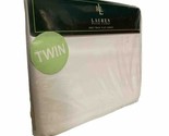 RALPH LAUREN RLL Solids White Twin Flat Sheet 200 TC Cotton NEW - £24.59 GBP