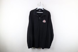 Vintage 90s Lands End Mens XL Faded Ohio State University Long Sleeve Po... - £34.06 GBP