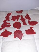 Vintage 1978 Chilton Kraft 11/12 Days of Christmas Plastic Cookie Cutter... - $30.79