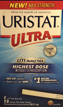 URISTAT Ultra UTI Relief Pack, 1 UTI Test Strip &amp; 12 Tablets-SHIPS SAME ... - £15.44 GBP