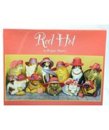 Sunsout Bryan Moon Red Hot Hat Cats 1000 Pce Jigsaw Puzzle Free Shipping... - £27.50 GBP