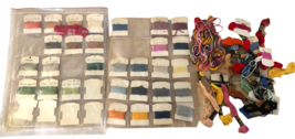 Hand Embroidery Floss Thread Lot Colorful Collection DMC &amp; Other Vintage - £21.77 GBP