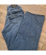 Vintage Arizona Jeans Men’s sz 34X30 Boot Cut 100% Cotton distressed Whi... - $462.73 MXN