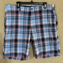 Jack Nicklaus Mens 38 Multicolor Plaid 9.5” Chino Performance Active Gol... - $14.00