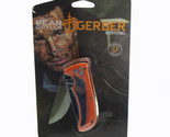 Gerber Bear Grylls Survival Folding Knife, Drop Point, 3In, Orange - £31.06 GBP