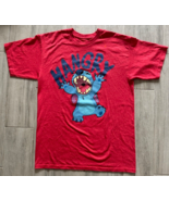 Disney's Lilo And Stitch Standard Red Adult T-Shirt "Hangry" Size M NWOT - $12.98