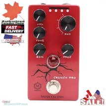 Mosky Crunch Pro Distortion Guitar Pedal 4 Modes w/VOL,TONE,GAIN, PRES B... - $42.80