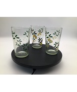 Vintage 1960s Christmas Jelly Jar Glasses Set of 3 Holiday Drinking Glas... - €16,98 EUR