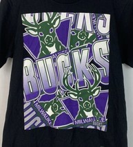 Milwaukee Bucks T Shirt Mitchell &amp; Ness NBA Hardwood Classics Men’s Small - £27.53 GBP