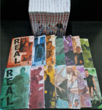 REAL Takehiko Inoue Comics Manga Vol 1 - Vol 15 English Version DHL EXPRESS - £189.82 GBP