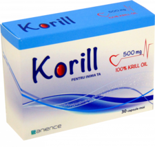 Korill pure krill oil, 500 mg, 30 cps, regulating cholesterol and trigly... - $464.07 MXN