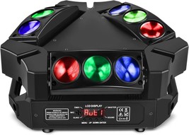 Spider Moving Head Lights, Uking Dj Lights 9 Led Heads X 10W Rgb Stage Lights - £186.58 GBP