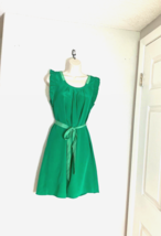 Girls From Savoy Womens Sz XS Anthropology Green Dress Knee Length Cap S... - £30.00 GBP