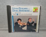 Itzhak Perlman/Daniel Barenboim - Brahms the 3 Violin Sonatas (CD, 1990,... - $9.49
