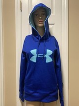 Womens Small Under Armour Hoodie Blue Hood Pullover - $13.98