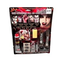 Vtg Fun World All In One Halloween Makeup Kit HORROR Vampire Blood Zombie NEW - £11.17 GBP