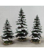 Dept 56 Village Accessories Village Pequot Pines, Set of 3 - # 52818 w/ Box - £79.88 GBP