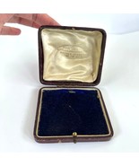 Antique Neil Leitch Watch Case Wick Scotland, Maroon Leather, Velvet Lin... - €40,98 EUR