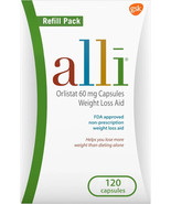 Alli-Orlistat Weight Loss 100% percent Authentic 120 Exp 07/26+ Sealed B... - $1,106.11 MXN