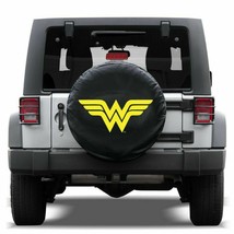 DC WONDER WOMAN Logo Spare Tire Wheel Cover For 32&quot; SPARE TIRE - $23.75