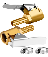 1/4&quot; Brass Tire Inflator Lock on Air Chuck,Mini Air Compressor Portable ... - $199.53 MXN