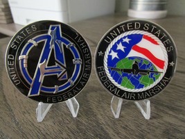 US Federal Air Marshal Service FAM FAMS Blue Avengers Challenge Coin #80W - $20.78